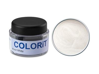 Colorit, couleur Pearl White, pot de 18 g
