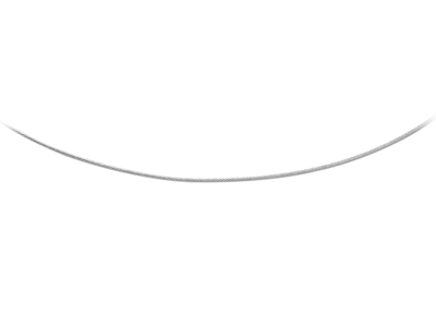 Collier Cable 1,4 mm, 42 cm, Argent 925 rhodié - Image Standard - 1