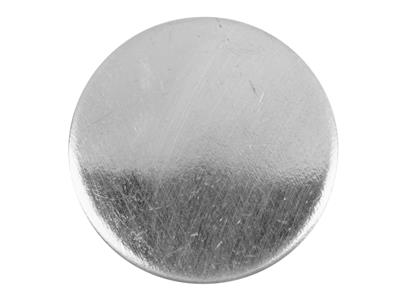 Ebauche Flan Rond 12 x 1 mm, Argent fin demi-dur - Image Standard - 1