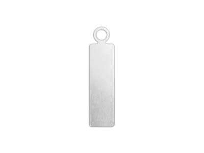 Ebauche Aluminium, Pendentif Plaque rectangle 16 x 5 mm, ImpressArt, sachet de 20