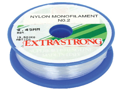 Fil nylon monofilament 0,45 mm, 91 mètres