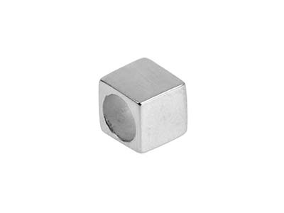 Intercalaire Cube 6 x 6 mm, Argent 925, sachet de 3