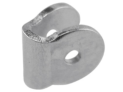 Charnière système broche, trou 1 mm, Argent 925 - Image Standard - 1
