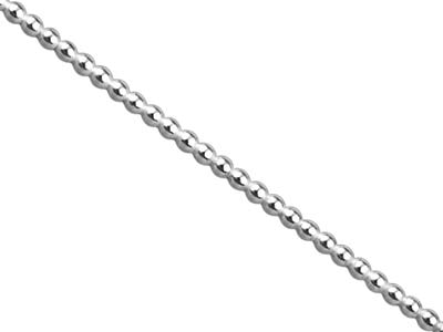 Fil perlé 1,00 mm, Argent 925 demi-dur - Image Standard - 1